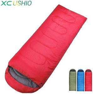 Outdoor Camping Hiking Travel Sleeping Bag Adult Children Hooded Cotton Bed Bag