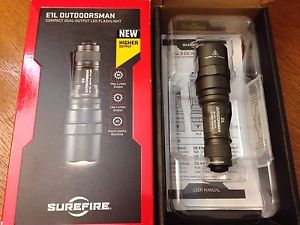 Surefire E1L Outdoorsman Dual-Output LED Flashlight KE1 Head New in Box 90 Lumen