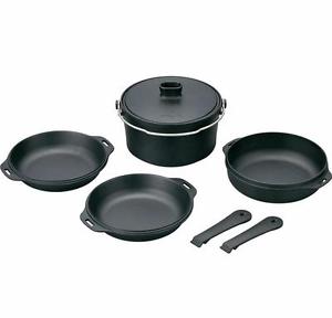 Snow Peak CS-550 COMBO DUTCH DUO, DUTCH OVEN,Cooker, Casting,Cooking rice