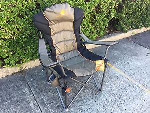 2 x OZ Tent King Goanna camping chair 200kgs weight rated