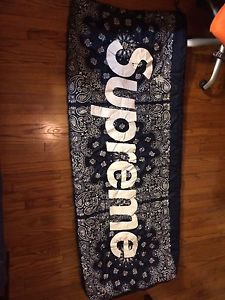 Supreme Navy Paisly Sleeping Bag