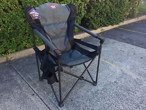 2 x Jet Tent Pilot camping chairs deluxe 150kgs weight rated