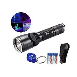 Bundle Nitecore CU6 High Power 3000mW 365nm Ultraviolet UV A 440 Lumens...