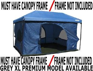 Standing Room 100 Family Cabin Camping Tent With 8.5 feet of Head Room, 2 Big 4