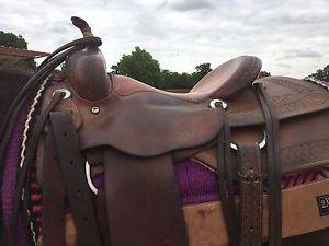 Handmade Bruce Cheaney cutting saddle