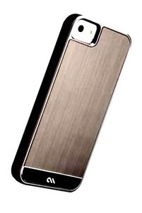 Silber Raffinierte Brushed Aluminium Apple iPhone 5/5s Fall von Case-Mate.