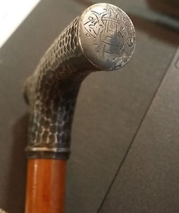 Antique Sterling 925 AB Champion Horse Crop Equestrian