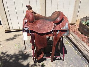 Bob's custom saddle, Benny Guitron line, rarely used