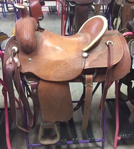 17 1/2" Saddle Barn Ranch Cutter Roping Saddle