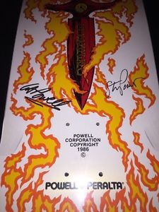 Tommy Guerrero Skateboard Deck Singed By Stacy Peralta & George Powell 1 Of 5