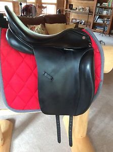 18" THORNHILL GERMANIA KLASSE DRESSAGE SADDLE, XW, REDUCED!!!!!!