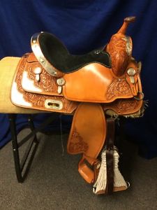 Genuine 2005 Billy Cook Barrel Saddle 14"