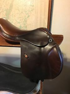 Used Tad Coffin A5 Saddle with SmartRide - Sz 17.5"
