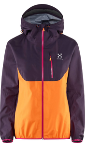 Haglöfs Gram Comp Jacket Women acai berry/tangerine Funktionsjacke Größe L