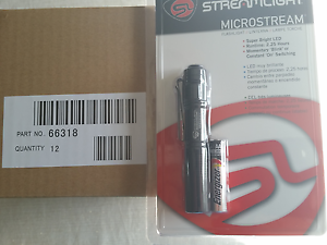 Streamlight MicroStream LED-DEL  # 66318  45 Lumens 1 lot of 12