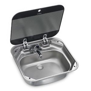 Dometic Spülbecken SNG 4237 Edelstahl Waschbecken Abwasch Küche Pantry Camping