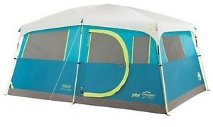 Coleman 8-Person Family Tenaya Lake Fast Pitch Cabin Tent With Closet Divider BN