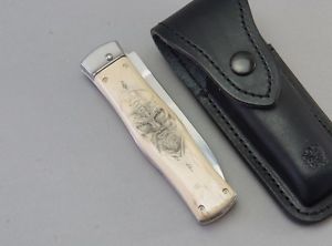 DAMASTMESSER JAGDMESSER. Exclusive handmade knife. OUTDOOR MESSER