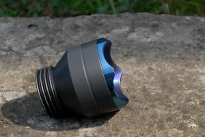 Surefire KT4 Head with Custom blue anodized RPM TItanium Crenelated bezel