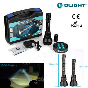 Olight Cree Torches 1200LM M3XS-UT Javelot Kit +18650 LED Torch Flashlight 1000M