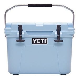 Brand New Yeti 65 Tundra Hard Side Cooler Blue w/Tundra Beverage Holder