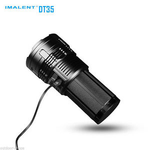 IMALENT DT35 8500 Lumens XHP35 Quad LED Flashlight w/ 4 Batteries