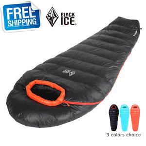 Duck Down Mummy Sleeping Bag W/ Compression 75x190Cm/80x205Cm Ultralight Single