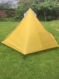 Golite Shangri-La 3 Pyramid Tent with floor and mesh inner, pole, pegs