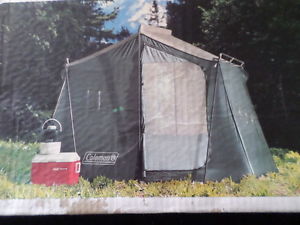 Vintage Coleman Model #9155A907 Cabin Tent 1996 Canvas Roof 9'X7' Rare N.O.S.