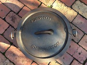 14" FURHY CAMP OVEN CAST IRON IN AS NEW CONDITION