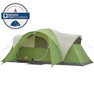 COLEMAN 8-PERSON TENT WATERPROOF WEATHERTEC INSTANT CAMPING HIKING OUTDOOR