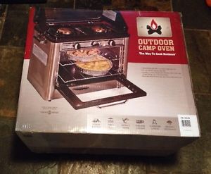 CAMP CHEF OUTDOOR CAMP OVEN CAMPING OVEN WITH 2 BURNER HOB LPG BRAND NEW