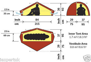 Hilleberg ENAN BLACK (LIMITED EDITION ) 017911 LIGHT TENT FOR 1 PERS. KERLON NEW