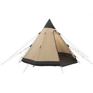 Robens Cherokee beige Tipi-Zelt 6-Personen-Zelt Familienzelt