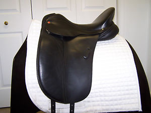 Albion SLK II Adjusta Europa, Low Head Dressage Saddle, 16.5-17.0", Wide
