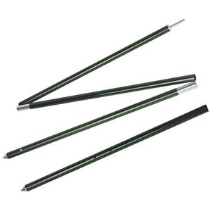 Tent Pole Support Rod Adjustable Aluminium Camping Double Studded Safety Poles