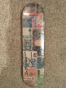 Signed Futura FLOM For Love Or Money Skateboard Deck