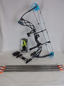 Diamond Carbon Knockout Right Hand 40-50lbs 22.5-27" bow package