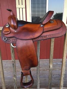Tex Tan Beautiful Light Pecan Saddle 15.5 