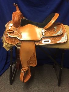 Genuine 2005 Billy Cook Barrel Saddle 15"