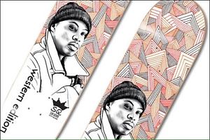 Western Edition San Quinn Skateboard Deck Limited Edition