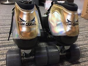 Mojo Carbon Fiber Quad Roller Skate / Derby Boots Size 8 CUSTOM