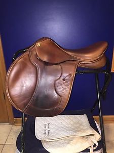 17" Pessoa Heritage Pro-Covered Saddle with XCH Interchangeable Gullet