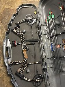 mathews chill. Only has been shot a few times. Needs a new peep sight.