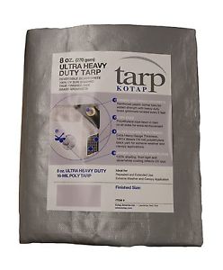 Kotap TUH-2030 Finished Size Ultra Heavy-Duty 8-Ounce/16-Mil Poly Tarp 20-Fee...