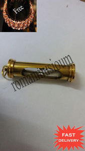 Timer KeyChain Ring Brass Mini Maritime Nautical100 Pcs Free Shipping & Bracelet