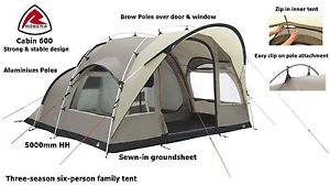 Robens Cabin 600 - Extremely stable technical tent
