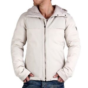 GEOSPIRIT uomo inverno Piumino Pieghevole Giacca a vento Jael Beige GEU0147