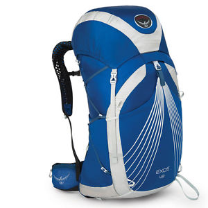Osprey Exos 48 Pack Medium Pacific Blue + Osprey Rain Cover!