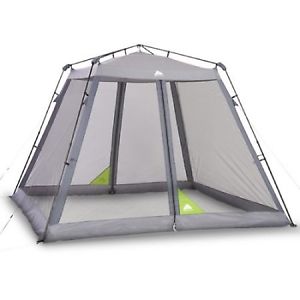 Instant Screen House Camping Shelter Outdoor 10x10 Canopy House Tent Beach Popup